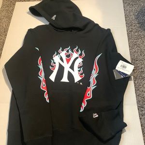 Brand New!!! - NY Yankee logo hoodie - Fire - Men’s size Medium